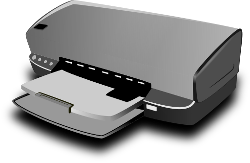 Tintenstrahl Drucker Symbolbild